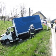 Aufräumarbeiten nach Unfall in Bergheim